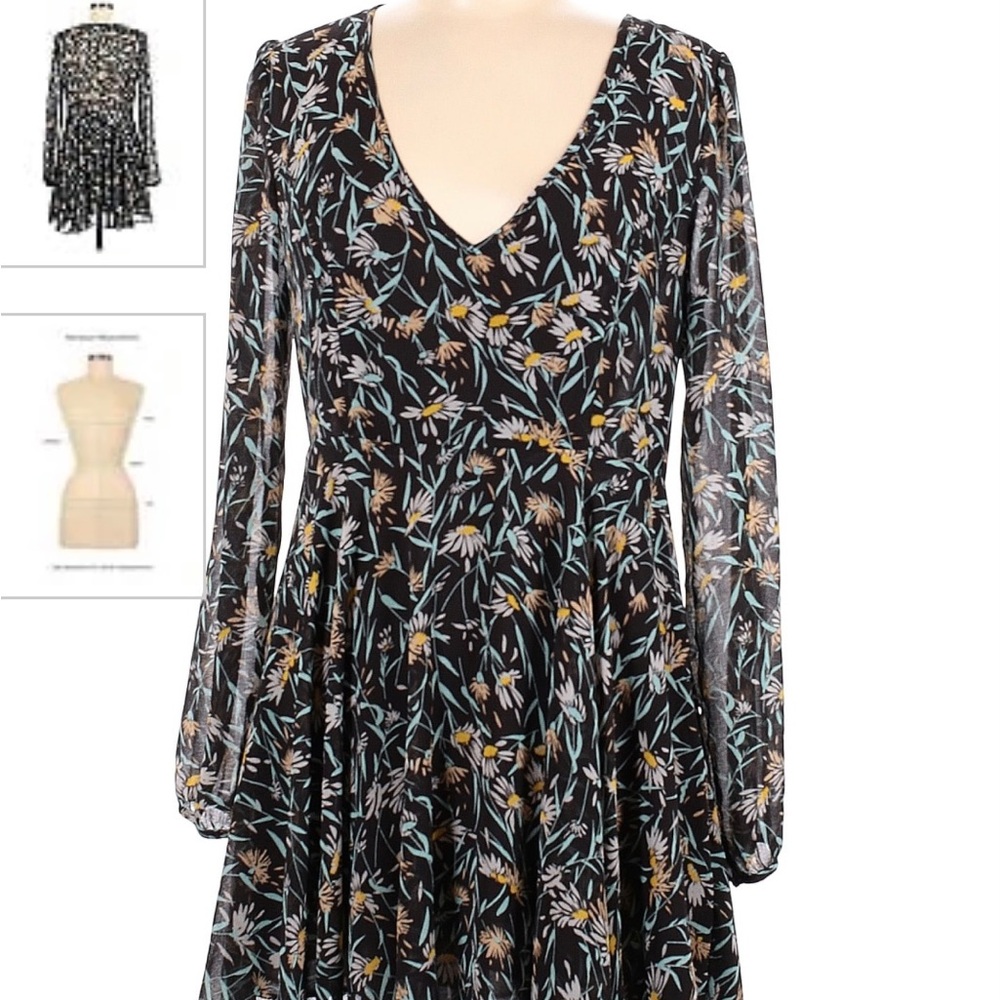 Urban outfitters kimchi floral babydoll dress